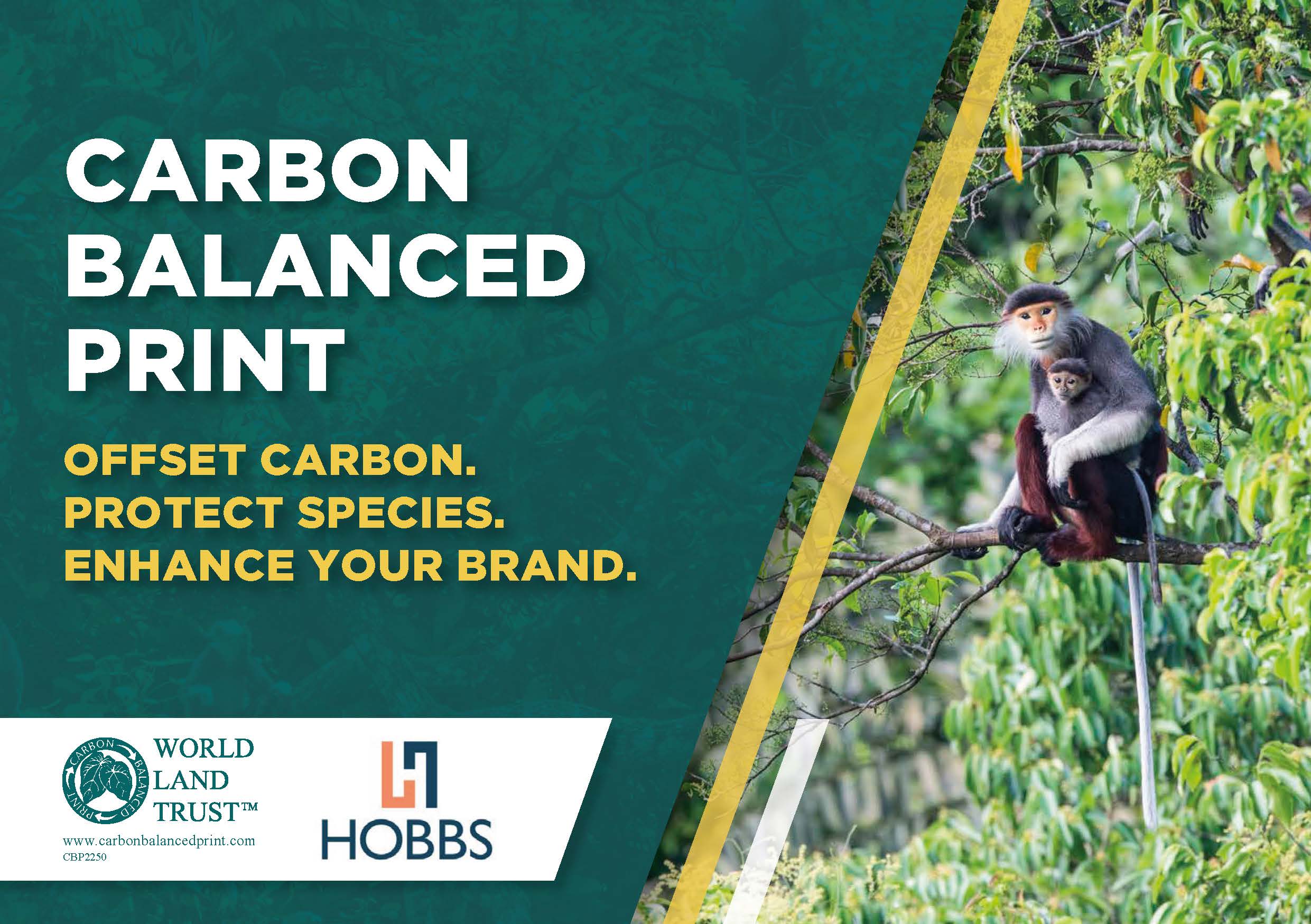 Carbon Balanced Print Brochure Hobbs The Printers